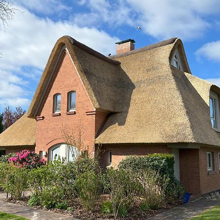 Reetdach-Landhaus Mini Haubarg Tating Kültér fotó