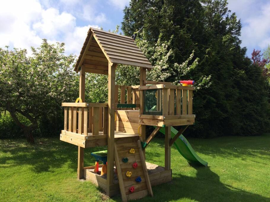 Reetdach-Landhaus Mini Haubarg Tating Kültér fotó