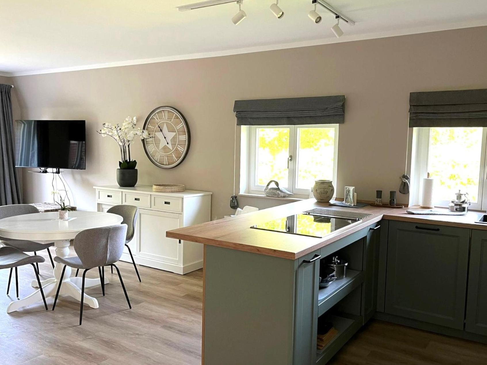 Reetdach-Landhaus Mini Haubarg Tating Kültér fotó