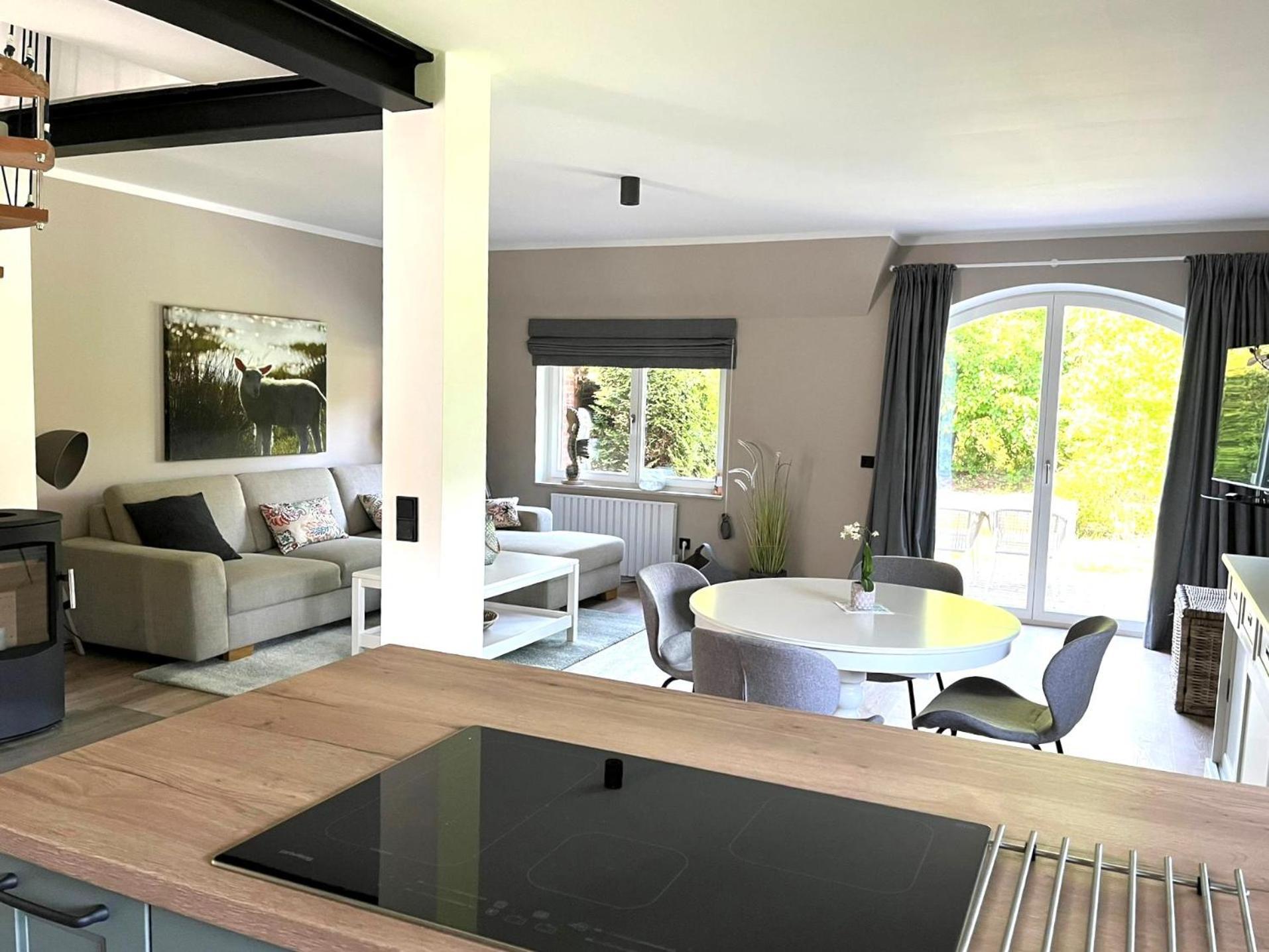 Reetdach-Landhaus Mini Haubarg Tating Kültér fotó